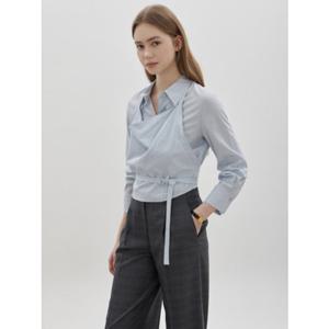 [씨씨콜렉트] 뷔스티에 레이어드 셔츠 블라우스 (C262MSC032) C262MSC032