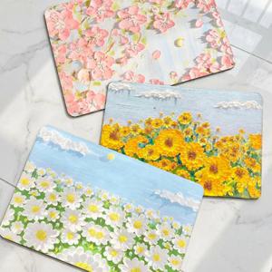 모니즈 [1 + 1] 복을 부르는 행운가득 해바라기 논슬립 발매트