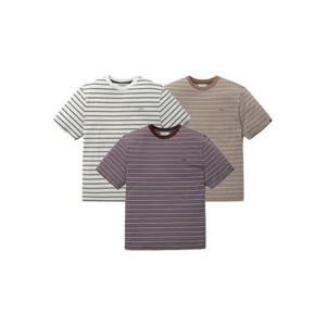 [올젠]남성 그래픽 스트라이프 라운드 반팔티_ZBG2TR1214