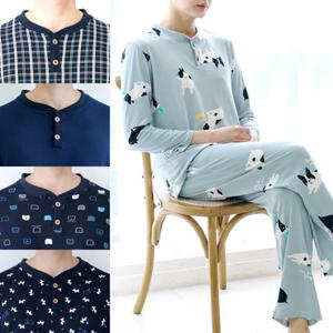 보들보들 신축성 울트라스판 실내복 남성 파자마잠옷 5종 택1