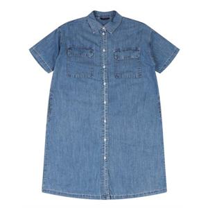 [코데즈컴바인] 아웃포켓 포인트 셔츠형원피스 (CJB-DO501W4) CJBDO501W40