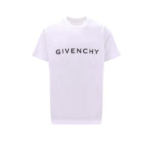 지방시 반팔 티셔츠 BM716N3YAC 100 WHITE DOM