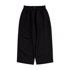 [블루테일] AYC2PT08BK 절개디테일 통고무줄 블랙 팬츠 AYC2PT08