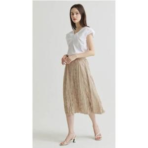 [나이스클랍] 나이스클랍(N242MWS414)주름 밴딩 스커트 N233PWK703