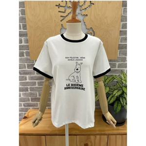 [레코브] 10주년퍼피배색반팔티 LC31D7ST511X LC31D7ST511X