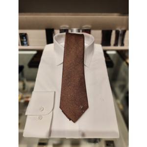 [듀퐁셔츠] 듀퐁 슬림타이 TE4SM61KA013TBE 베이지 선물용 와펜세트 TE4SM61KA013