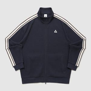 [르꼬끄] 남녀공용 유니 와플 선데이 루즈 트랙탑 저지 QQ323LFT93_DNV QQ323LFT93