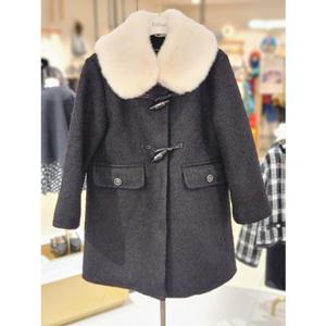 [티파니아동] (티파니시스터) 블랙 토글장식 모직 코트 (T55KBC030) X55KBC030