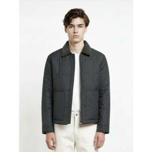 [앤드지by지오지아] 남성 카라배색 덕다운 퀼팅 경량 점퍼(BZF4JP1102) BLF1CG1001