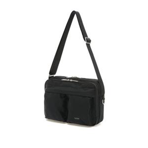 [질스튜어트 핸드백] JUBA6E500BK  에반 블랙 투포켓 나일론 크로스백 JUBA6E500BK