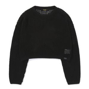 [블루테일] 블루테일2 AAA4SW01BK 주니어 여아 블랙 별 니트 스웨터 고학년 2026년 봄상품 AAA4SW01BK