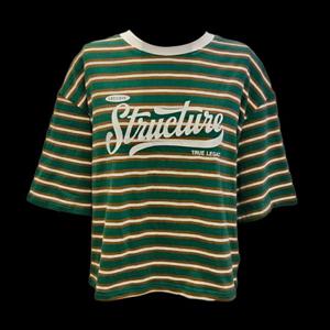 [레코브] 레터링 스트라이프 반팔 티셔츠 LC41F6ST011X LC41F6ST011X