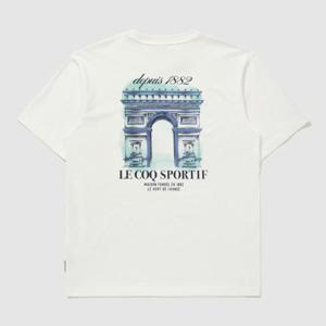 [르꼬끄] 남녀공용 PARIS 그래픽 루즈핏 반팔티셔츠 QQ223LRS44 (3컬러) QQ223LRS44