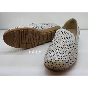 [바이네르] 3V69 여성화 컴포트 펀칭에 보석 단화 하늘펄 3CM 3V69