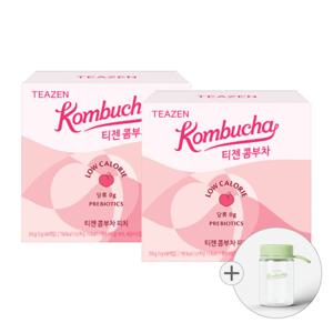 티젠 콤부차 피치 30스틱입X2박스 (보틀 포함)