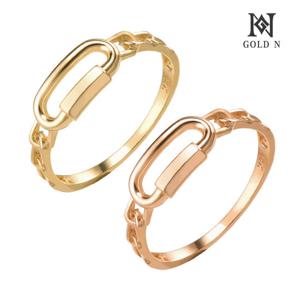 골드앤 14K 루프 클리핑 반지