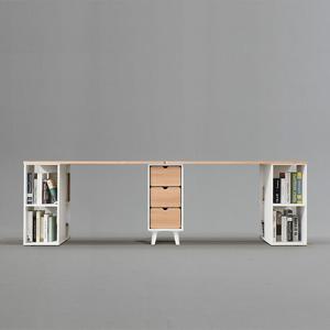 류엔 일자형 2인 책상 세트 2400 B타입 (착불)