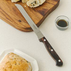 트라몬티나 월넛 폴리우드 7인치 빵칼 브레드나이프