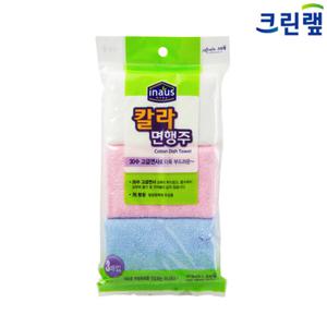 크린랩 칼라면행주 25cm 32cm 3매입