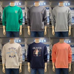 올젠 올리버 라운드 맨투맨 7종 ZMD1TR1301