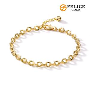 펠리체골드 [봄특가] 18K 통통가리비 팔찌