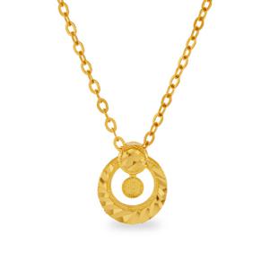 [엘렌쥬얼리] 24K 순금 비비드 컷팅 코인 금 목걸이 3.75g