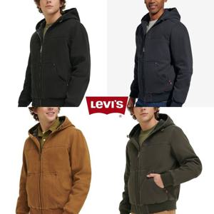 리바이스 16245228 남자 워크웨어 스타일 퀼팅 봄버 후드 자켓