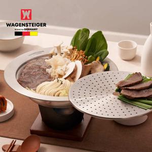 스텐 인덕션가능 수육찜기 만두 찜판 스팀워머 보쌈찜기