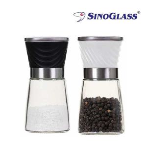 그라인더 2P 양념통 소금 후추 깨갈이 유리 양념병