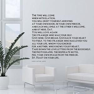 포인트스티커 Love after Love(특대형) 레터링스티커 시트지 벽