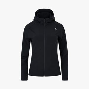 [스파이더] 여성 스트레치 기모 윈드브레이커 SPIFCNJK172WBLK