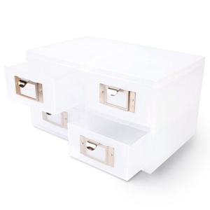 시스맥스 미니 4단 네오 아이박스 정리 보관 수납함