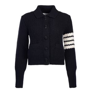 [톰브라운] 여성 4바 스트라이프 링크 가디건 FKJ089A Y1036 415