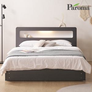 파로마 로건 LED 서랍형 퀸사이즈 수납침대 Q