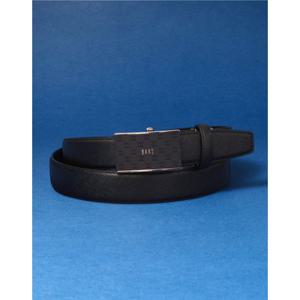 [닥스ACC][선물포장/쇼핑백동봉] 블랙 DD패턴 무광버클 소가죽 자동벨트 DBBE3F723