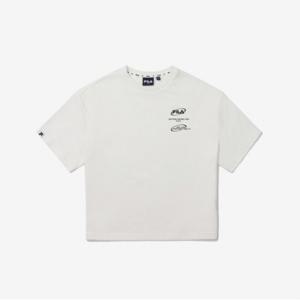 [휠라키즈] 에센셜 컬러 티셔츠 (FK2RSG2101X_OWH)