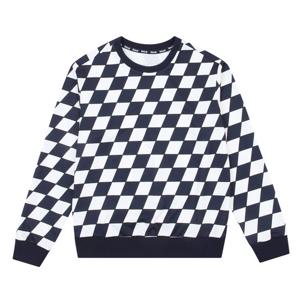 [볼빅어패럴] 여성 골프 변형 아가일 패턴 긴팔 라운드 티셔츠 VLTSN253_NA