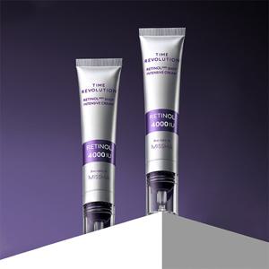 [2개구성] 미샤 타임레볼루션 레티놀 4000샷 집중 크림 25ml
