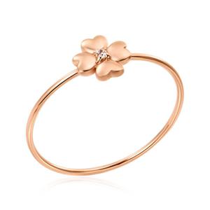 [비앤비골드] 18K 클로버 텐션 유닛링 반지 NPR21574