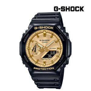 [지샥]흑금시계 GA-2100GB-1ADR MAIN 팔각베젤 지얄오크 방수시계