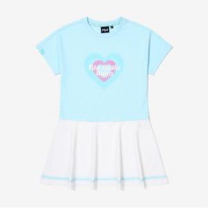 [휠라키즈] Girls 피케 아미가 원피스 (FK2OPG2303F_AQA)