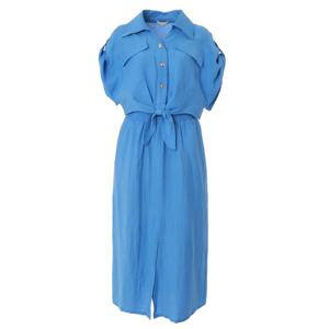 [에이비에프지]골드단추포인트 남방레이어드스타일롱원피스 APY5QO01G