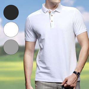 베이직 피케 반팔티 쿨론 카라 티셔츠 여름 골프웨어
