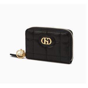 [헤지스ACC] 지퍼 동전수납 카드지갑 HIHO4F755BK