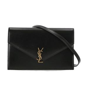 생로랑 7852810SX0W 1000 여자 Envelope Foldovet 미니 숄더백
