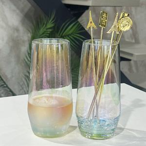 오로라 하이볼잔 2인세트 (골드 머들러 구성)