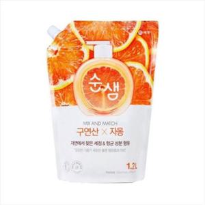 애경 순샘 구연산X자몽 1.2L 리필
