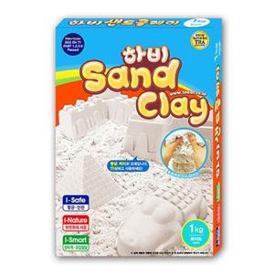 하비 샌드클레이 1kg - 화이트