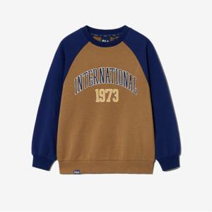 [휠라키즈] 기모 라글란 맨투맨 (FK2POG4202X_LBR)