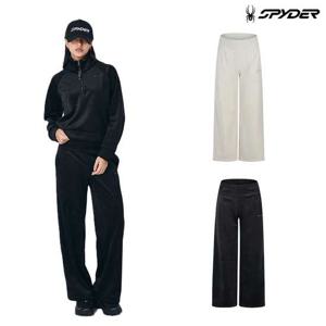 [스파이더] 여성 골지 벨루아 와이드 팬츠 SPJWCNFP355W